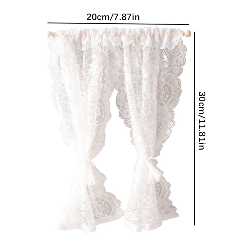 Home Improvement News - NEW 1/12 Dollhouse Miniature Lace Curtain