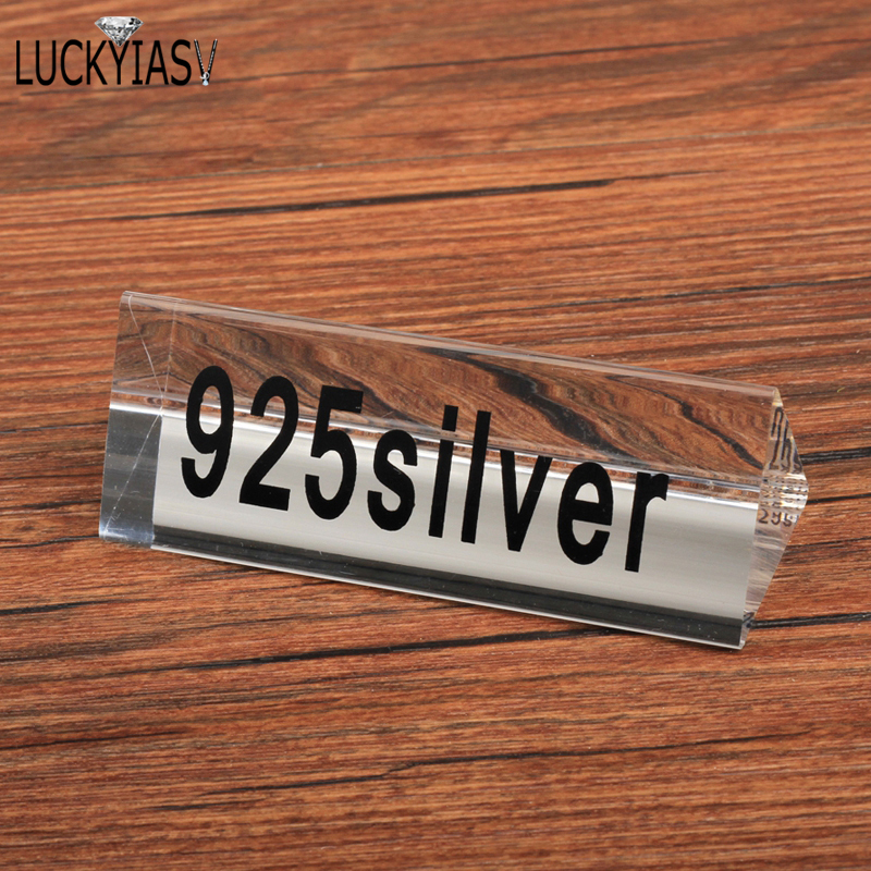 Home Improvement Outlet Stores - Clear Acrylic 925 Silver Signage Counter