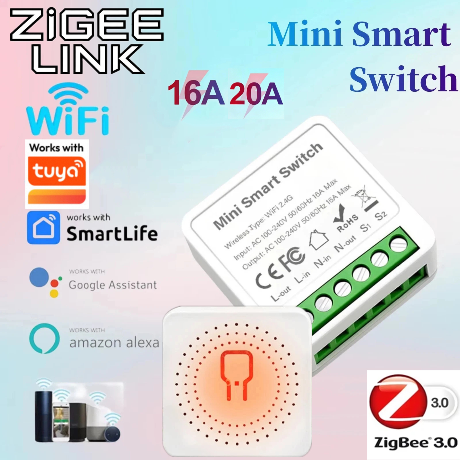 Home Improvement Diy - For Tuya Mini Smart WiFi Switch