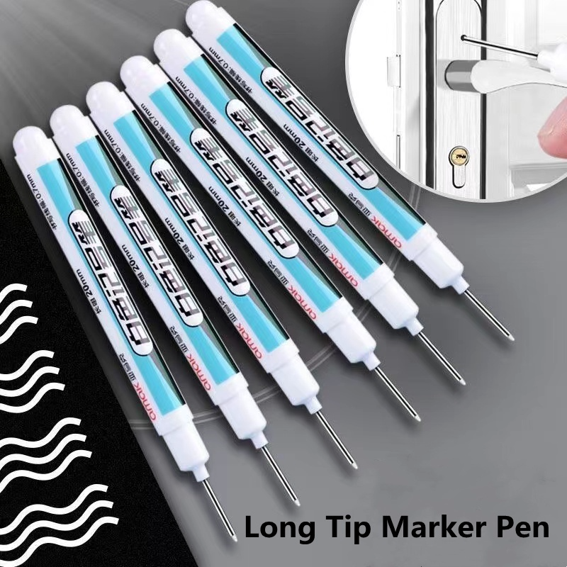 Home Improvement Services - 10Pcs/Set Permanent Oily Long Nib Head