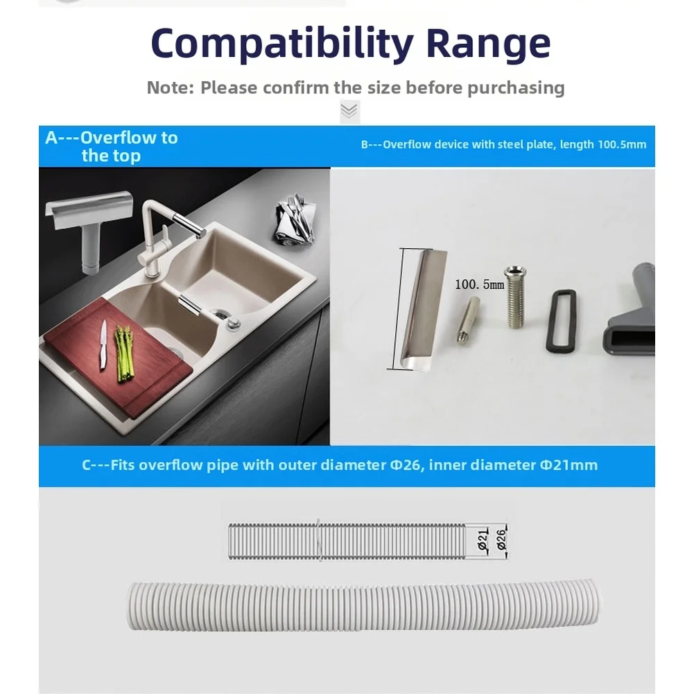304 Stainless Steel Sink Overf - Home Improvement Kitchen Set recensione e prezzo