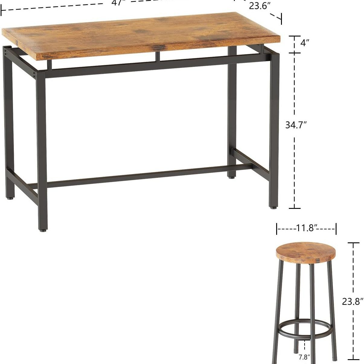 Dining table and chairs five-p - Home Improvement Kitchen Set recensione e prezzo