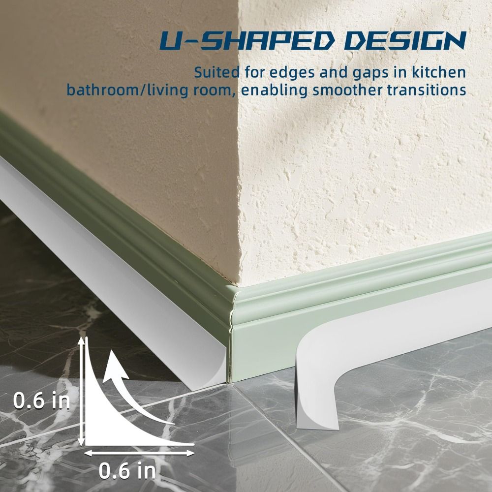 Durable Silicone Quarter Round - Baseboard Molding Trim recensione e prezzo