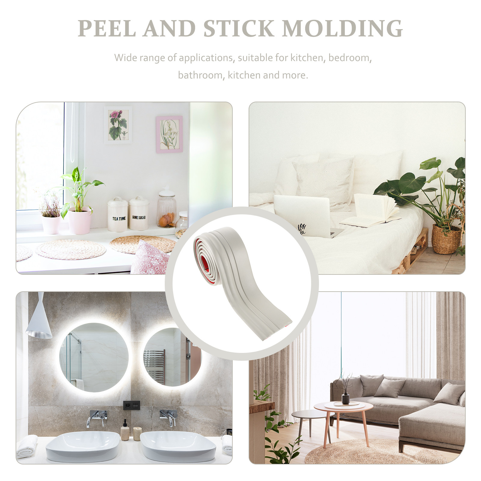 1 Roll Premium Nbr Self Adhesi - Baseboard Molding Trim recensione e prezzo