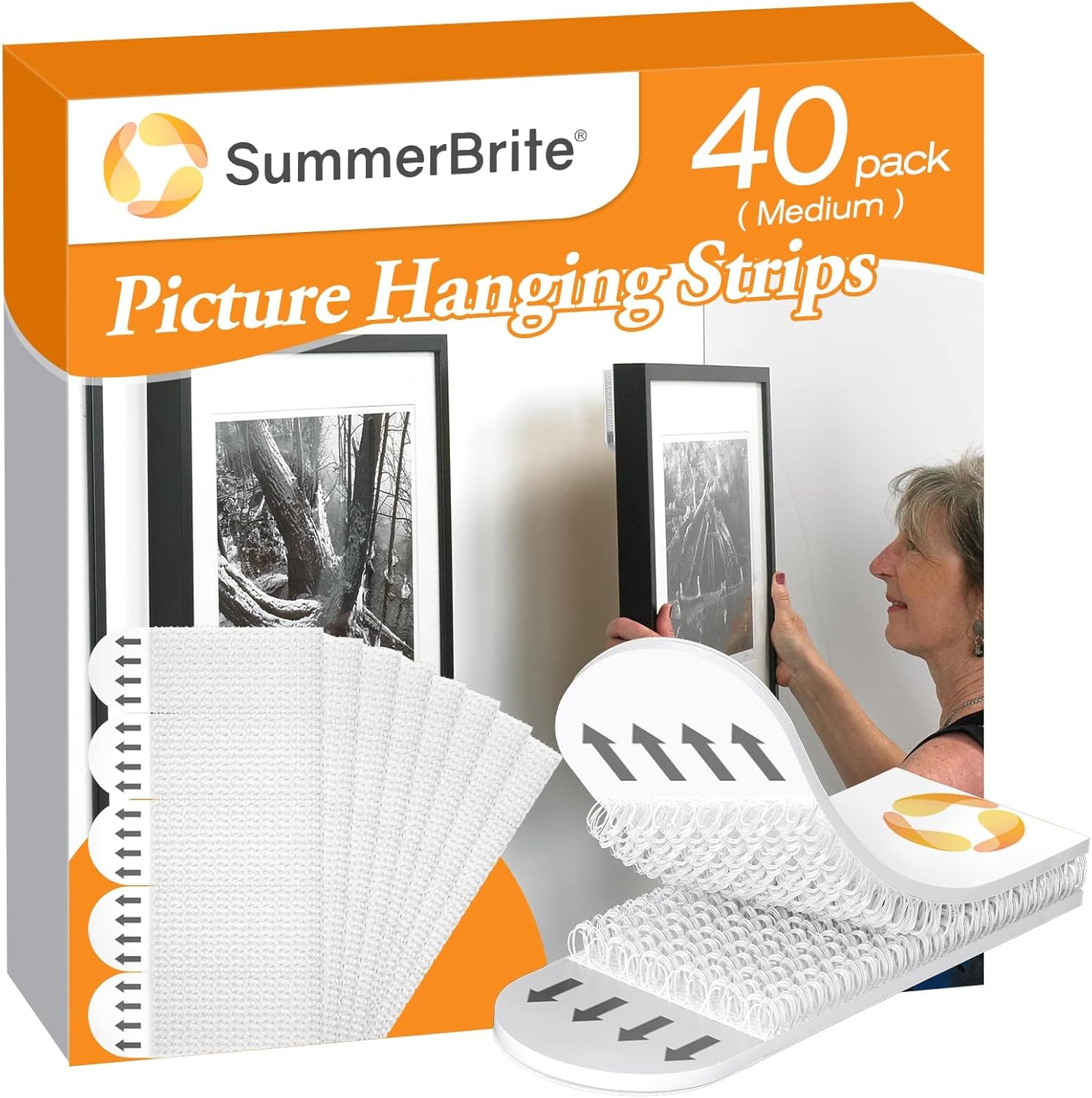 40 Damage-Free Wall Hanging St - Picture Hanging Strip recensione e prezzo