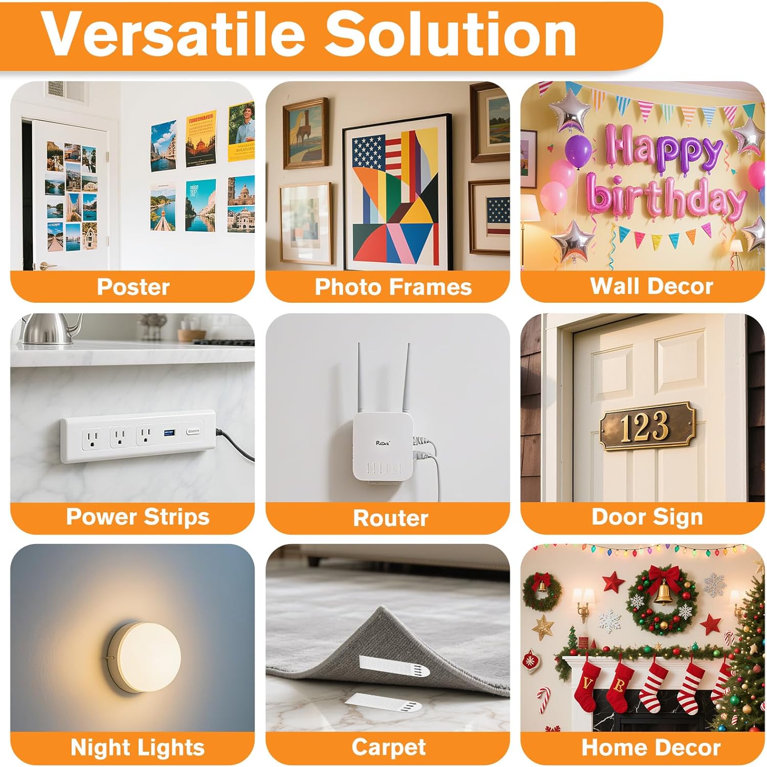 40 Damage-Free Wall Hanging St - Picture Hanging Strip recensione e prezzo
