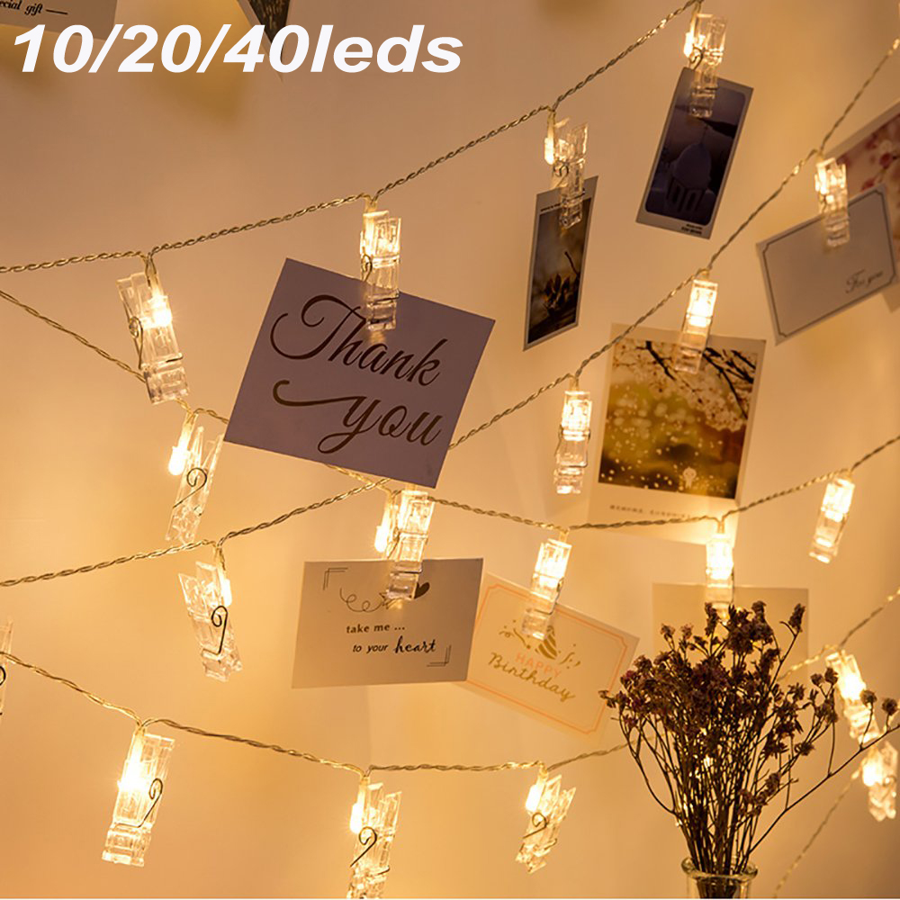 LED Photo Clip String Light, 1 - Picture Hanging Strip recensione e prezzo