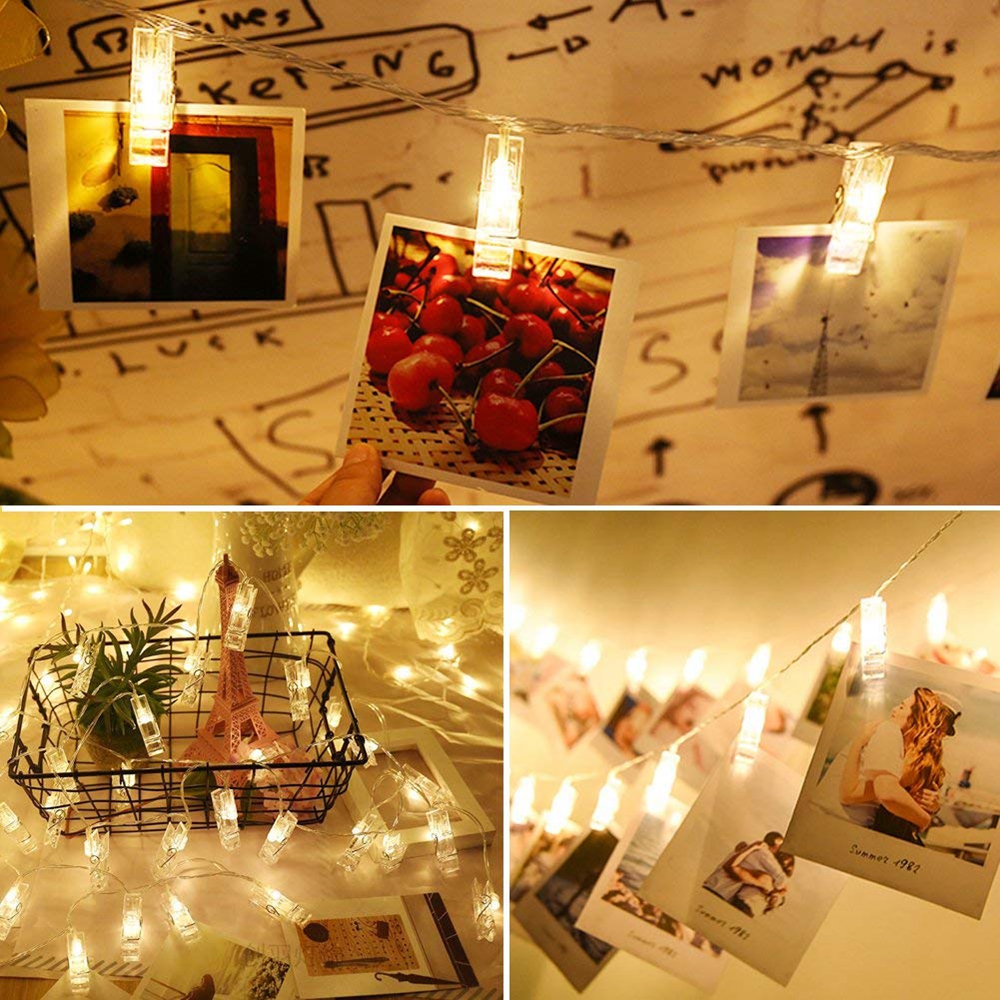 LED Photo Clip String Light, 1 - Picture Hanging Strip recensione e prezzo