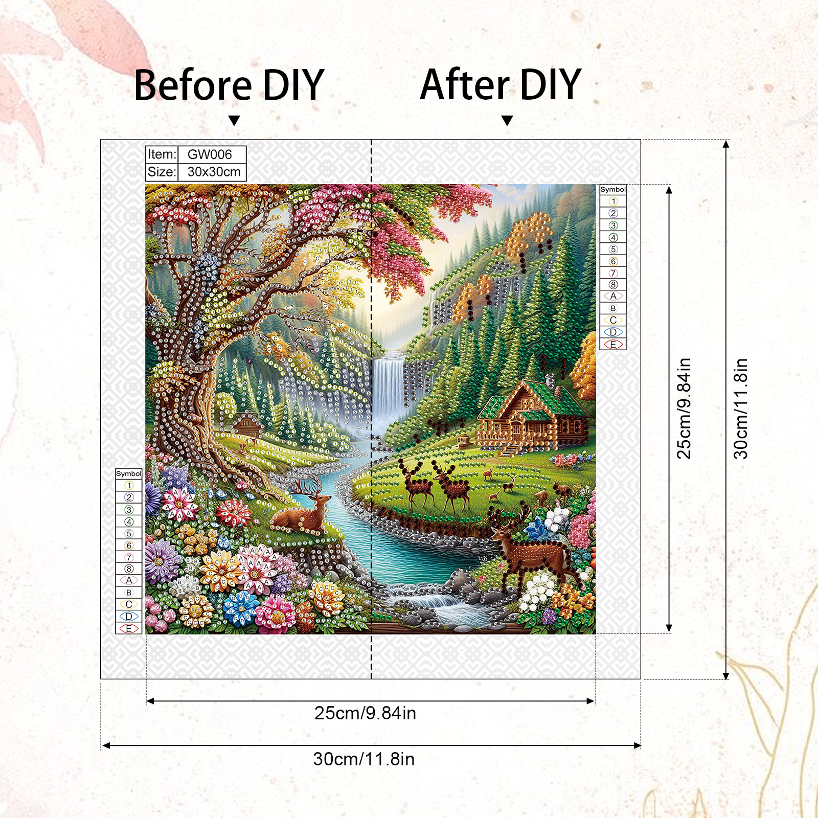 5D DIY Diamond Painting Kit De - Home Improvement Diy recensione e prezzo