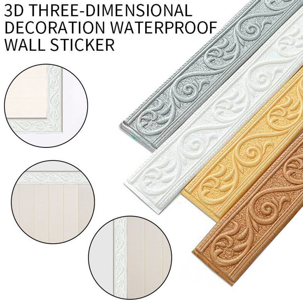 3D Wall Trim Line Skirting Bor - Baseboard Molding Trim recensione e prezzo