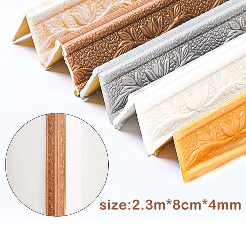 3D Self Stickers Wall Baseboar - Baseboard Molding Trim recensione e prezzo