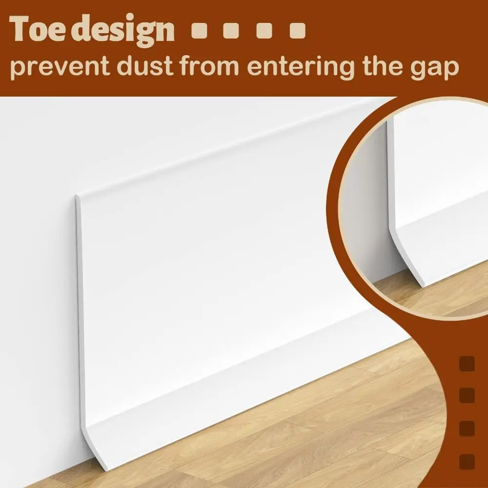 Home Decor PVC Baseboard Moldi - Baseboard Molding Trim recensione e prezzo
