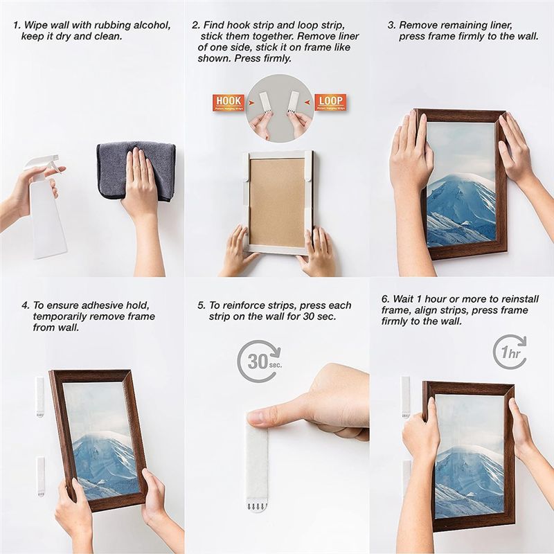 A03E-20 Pairs(40 Strips) Trace - Picture Hanging Strip recensione e prezzo