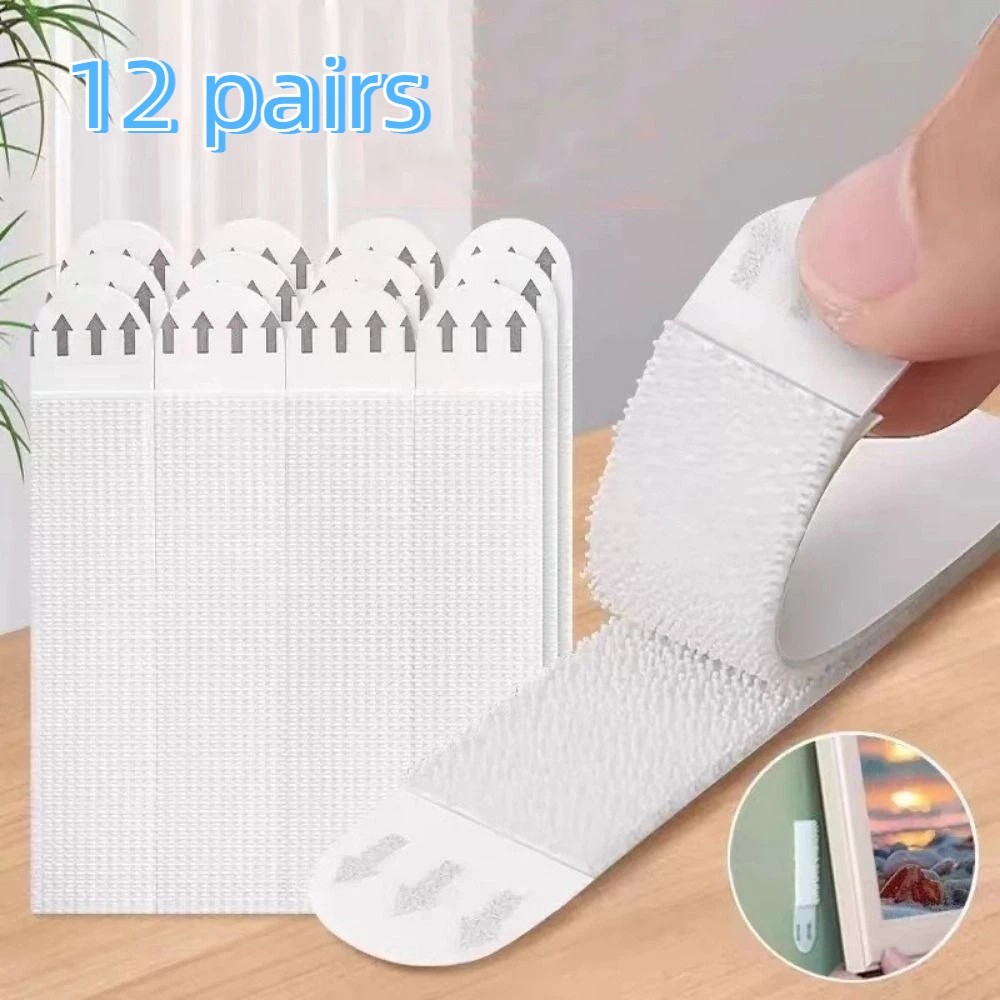 12 Pairs Heavy Duty Picture Ha - Picture Hanging Strip recensione e prezzo
