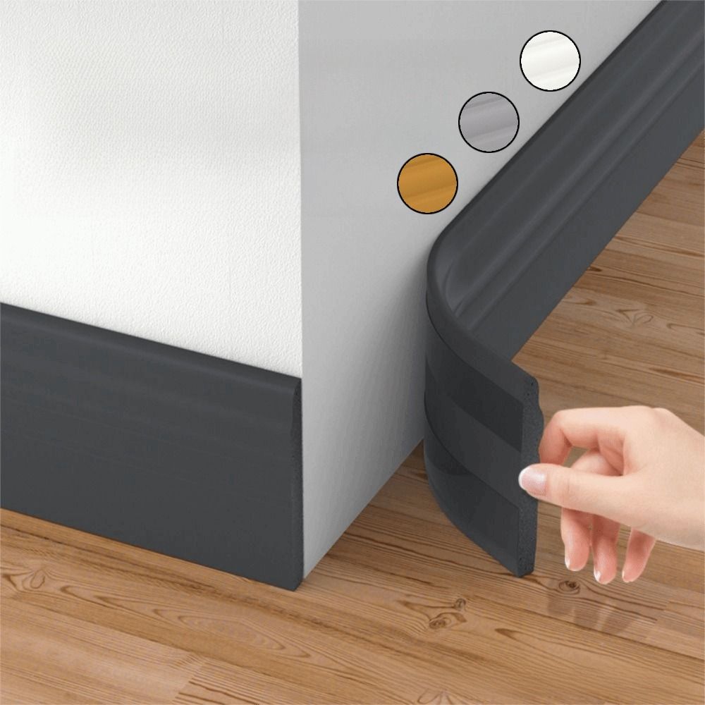 DIY Thickened Wall Baseboard A - Baseboard Molding Trim recensione e prezzo