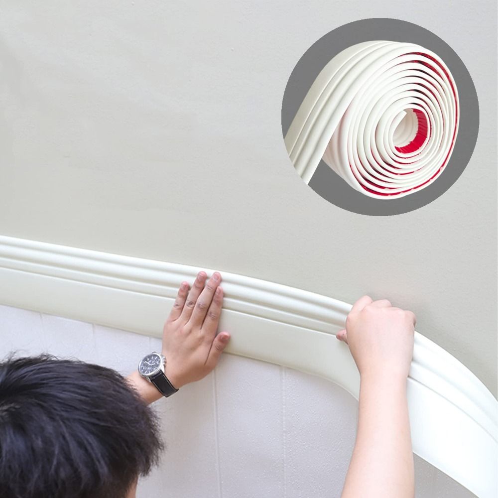 DIY Thickened Wall Baseboard A - Baseboard Molding Trim recensione e prezzo