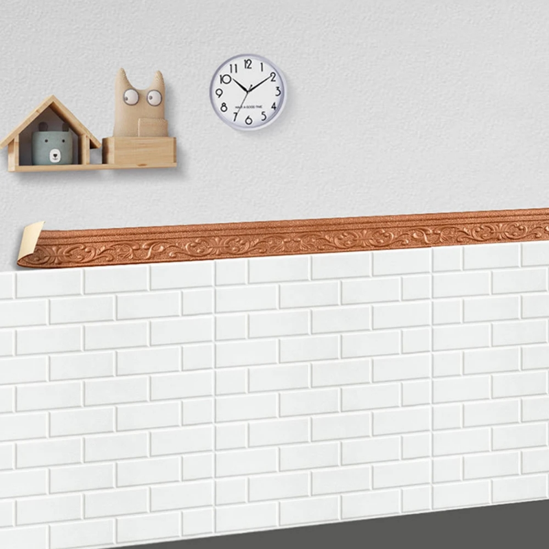 10M/Roll 3D Wall Trim Line  Se - Baseboard Molding Trim recensione e prezzo