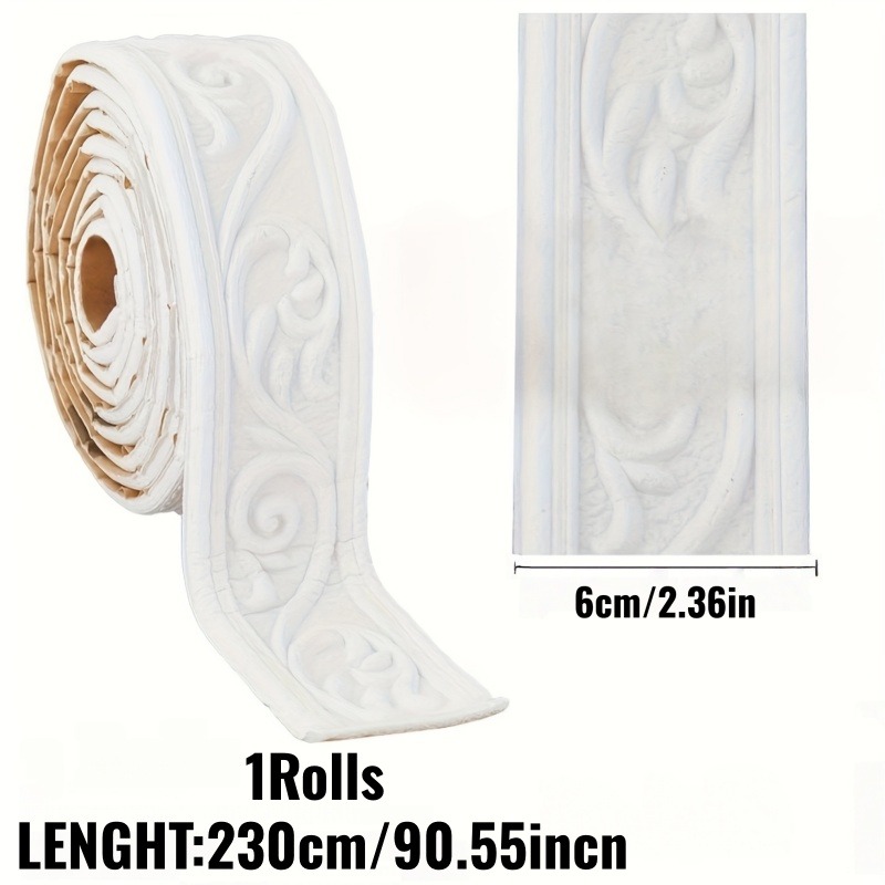 3D Embossed Flexible Foam Wall - Baseboard Molding Trim recensione e prezzo