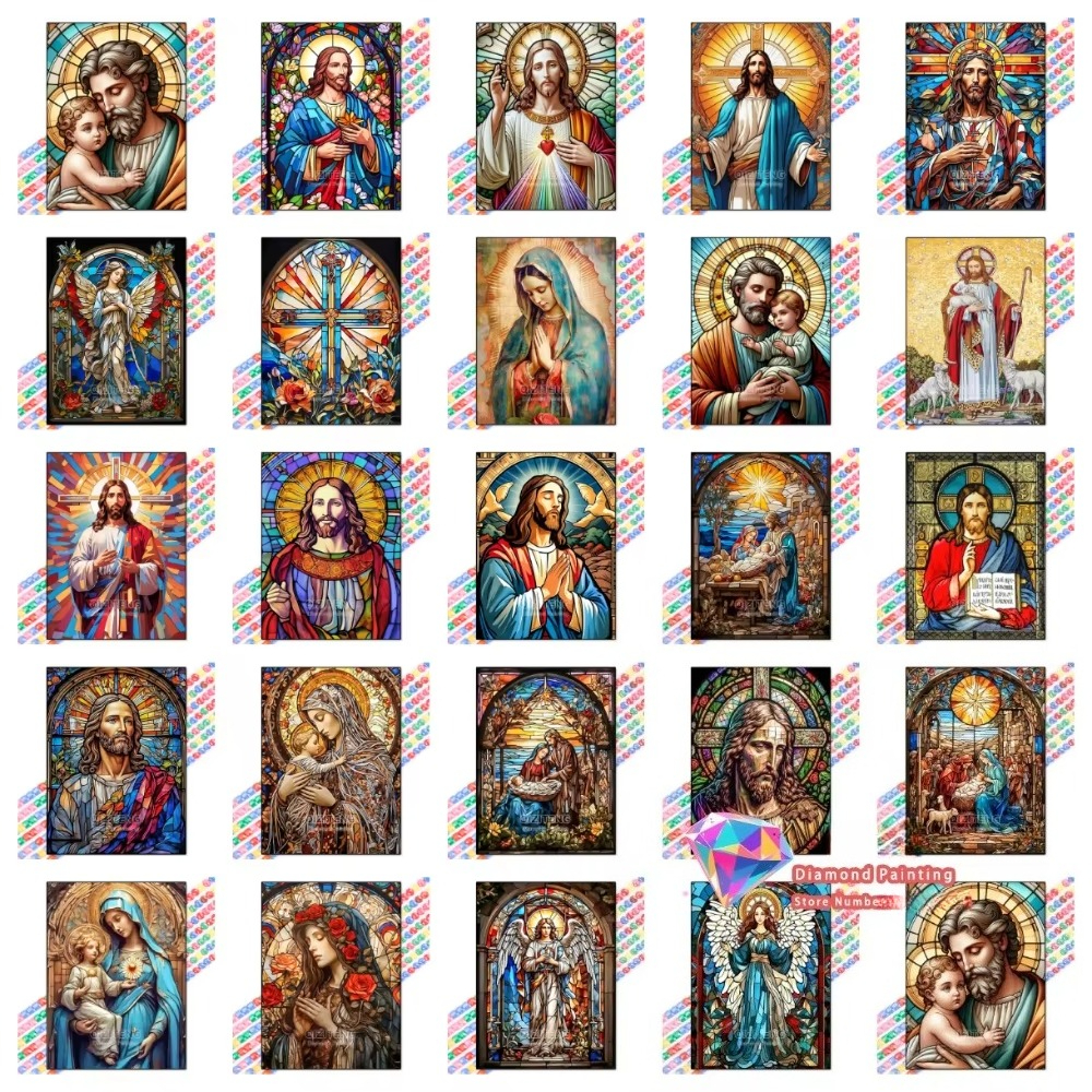 1PC frameless Easter Jesus Squ - Home Improvement Diy recensione e prezzo